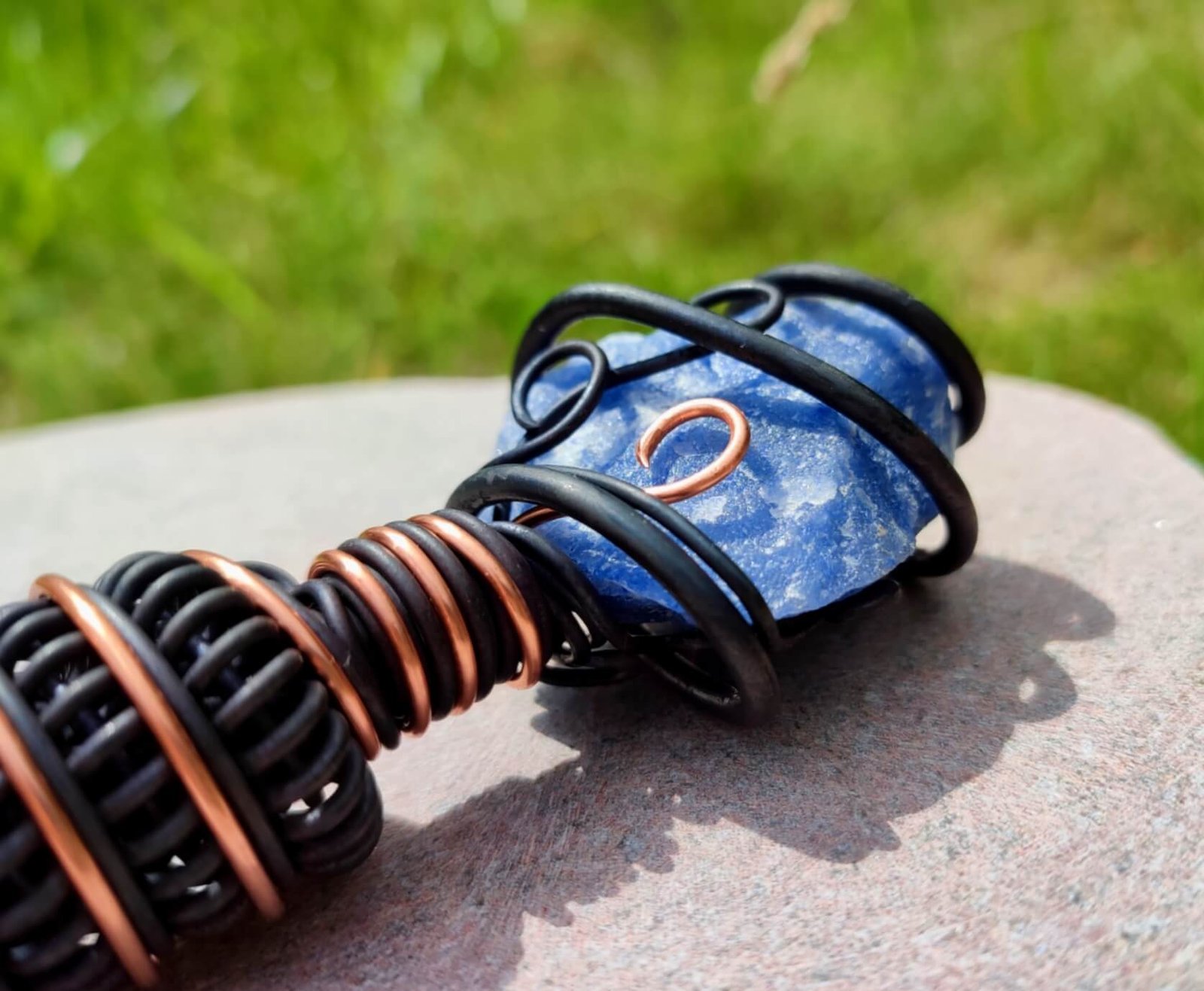 Różdżka z kwarcem niebieskim - obrazek 3