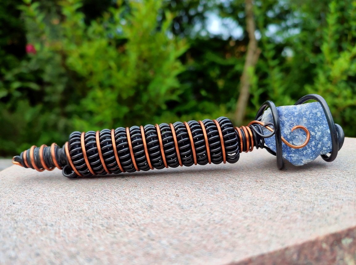 Różdżka z kwarcem niebieskim - obrazek 2