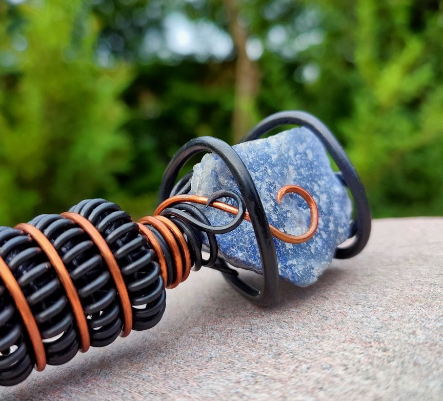 Różdżka z kwarcem niebieskim - obrazek 5