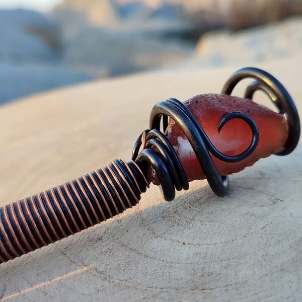 Różdżka z karneolem