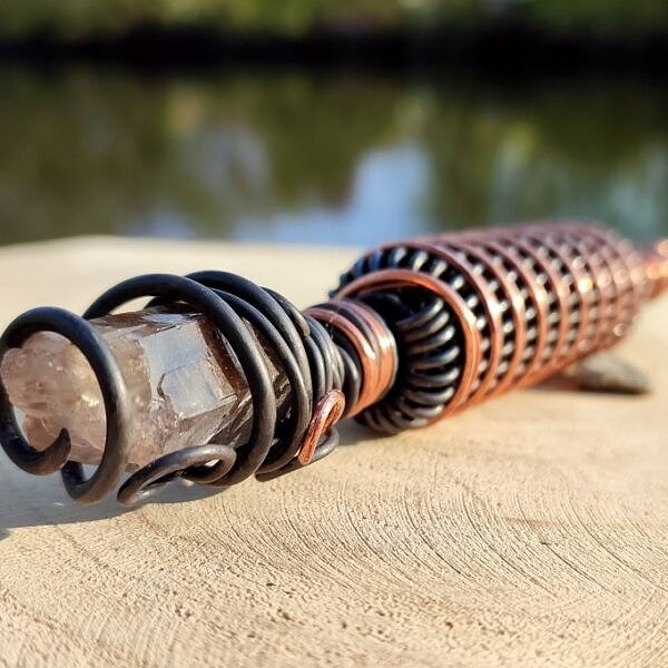 Różdżka z Kwarcem Dymnym