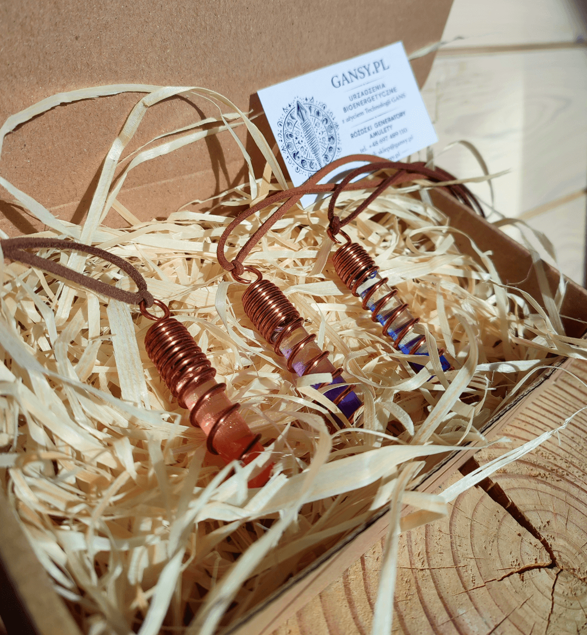 ZESTAW 3 AMULETÓW - GANS CO₂/ZnO - obrazek 4